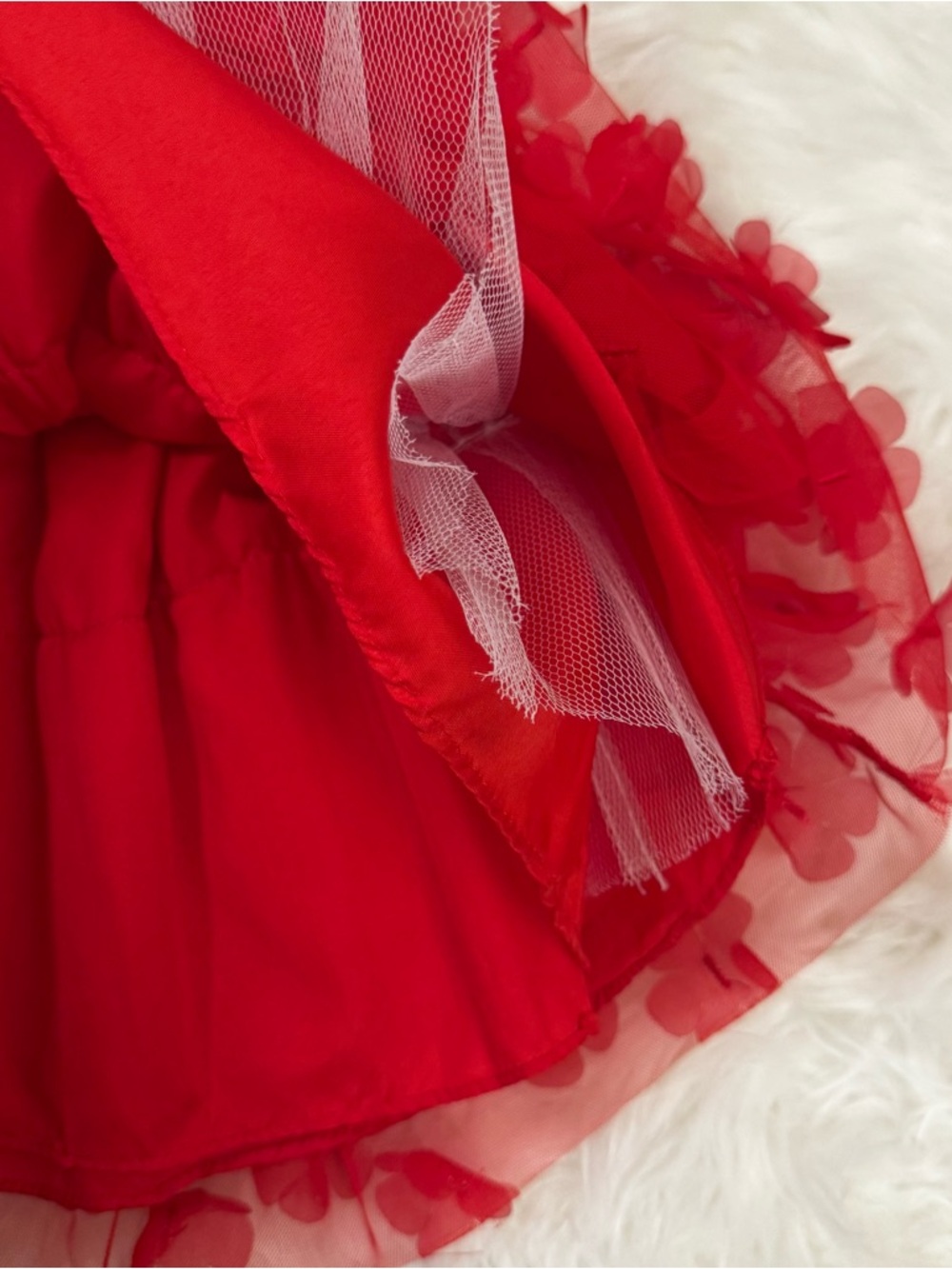 Joe & Ella Red Dress 4T | Classic Party Holiday Dress Girls - Picture 5 of 11